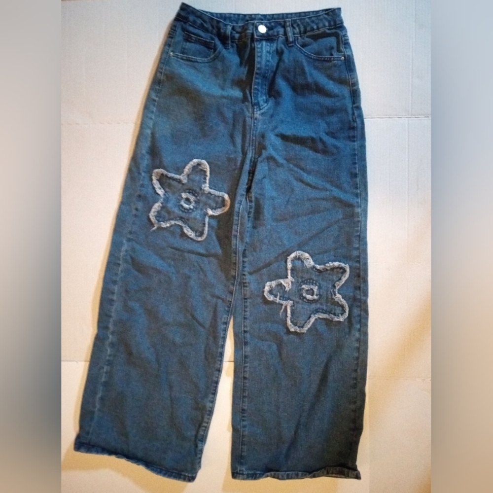 SHEIN Denim Blue Jeans Women's Medium